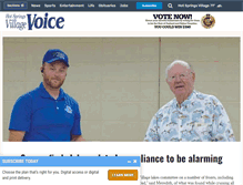 Tablet Screenshot of hsvvoice.com